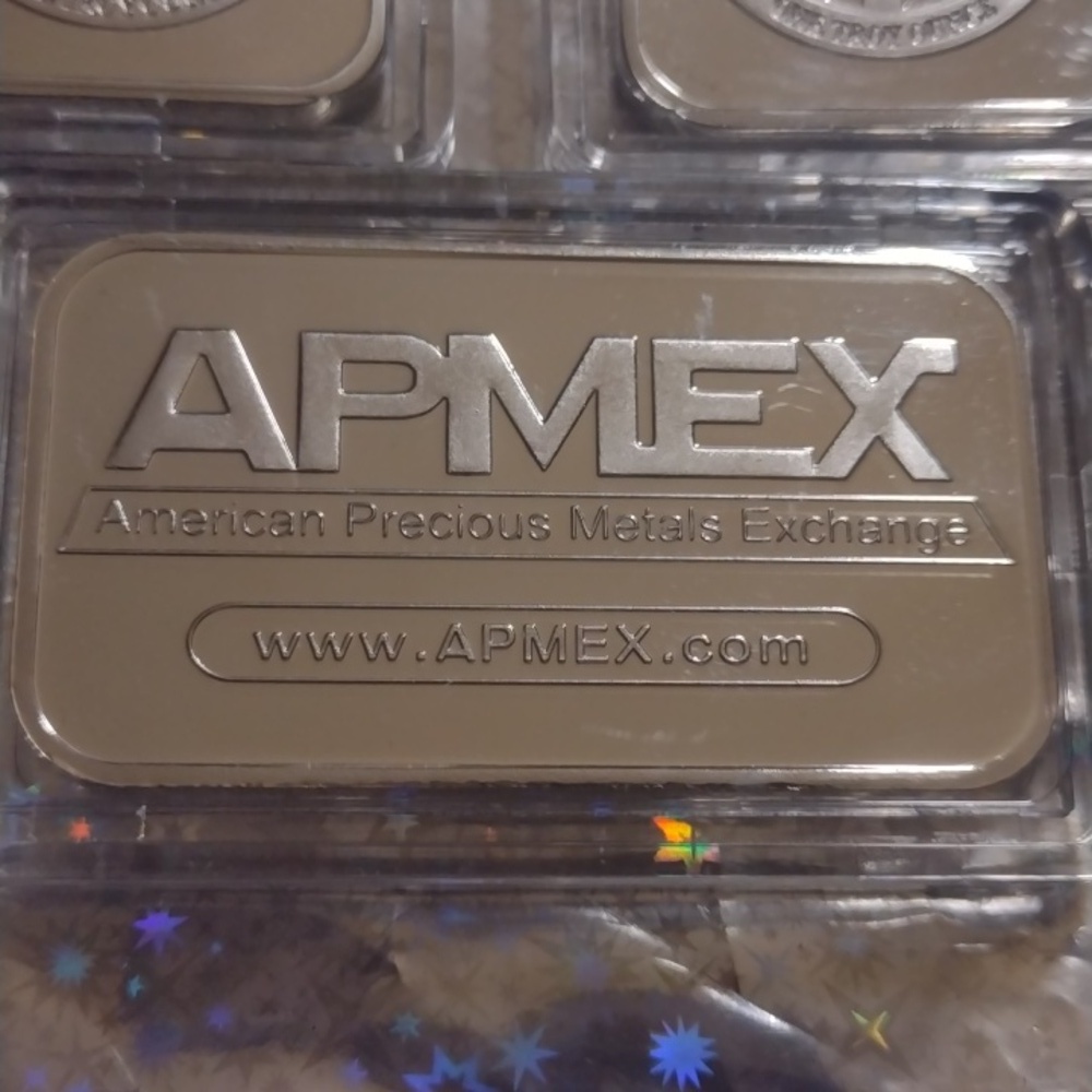 APMEX .999 Fine Buillon Silver Bars 3 - Picture 2 of 5